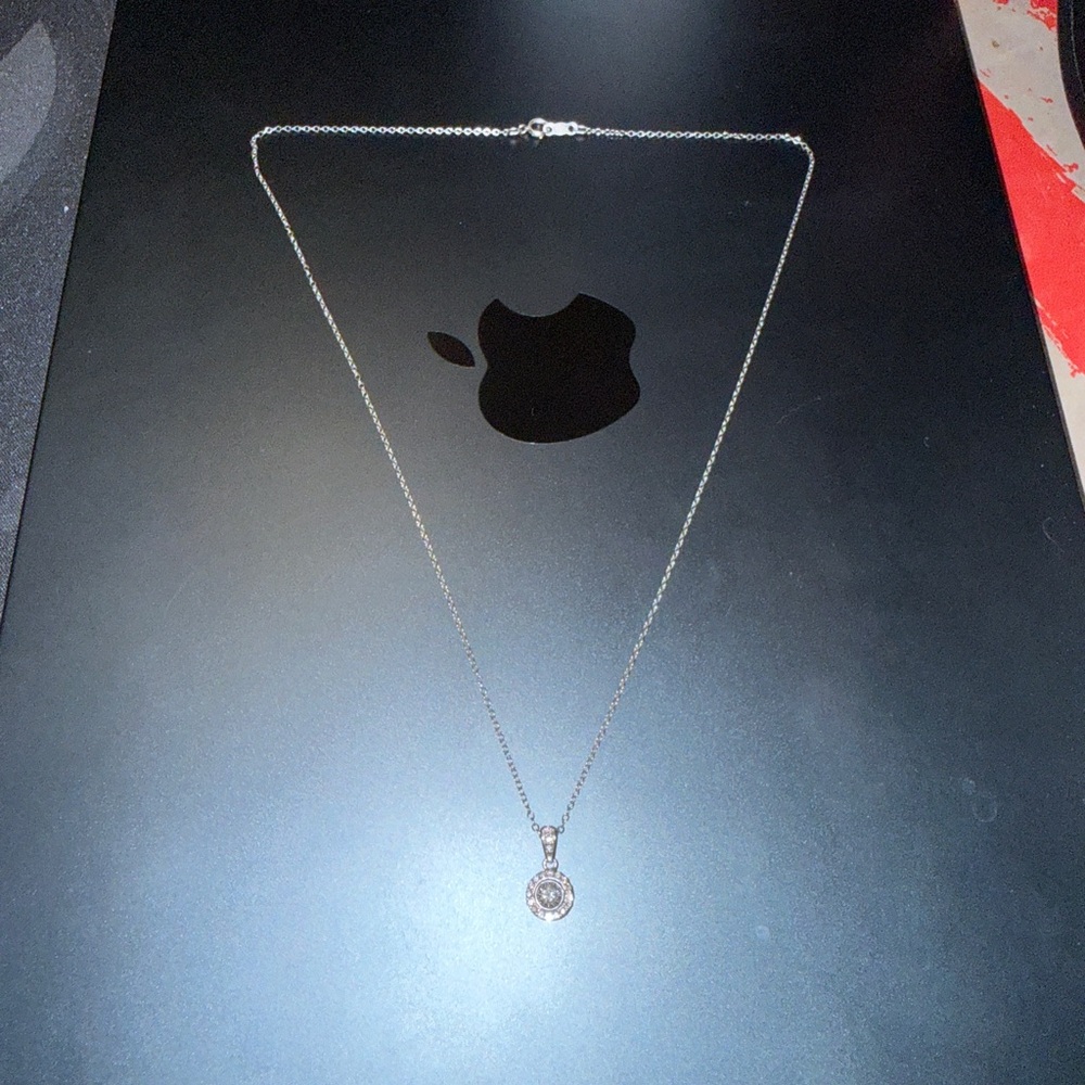 Elegant Sterling Silver Pendant Necklace